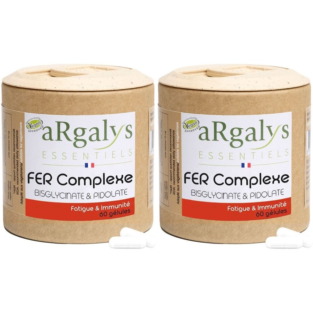 Argalys Fer Complexe bisglycinate & pidolate
