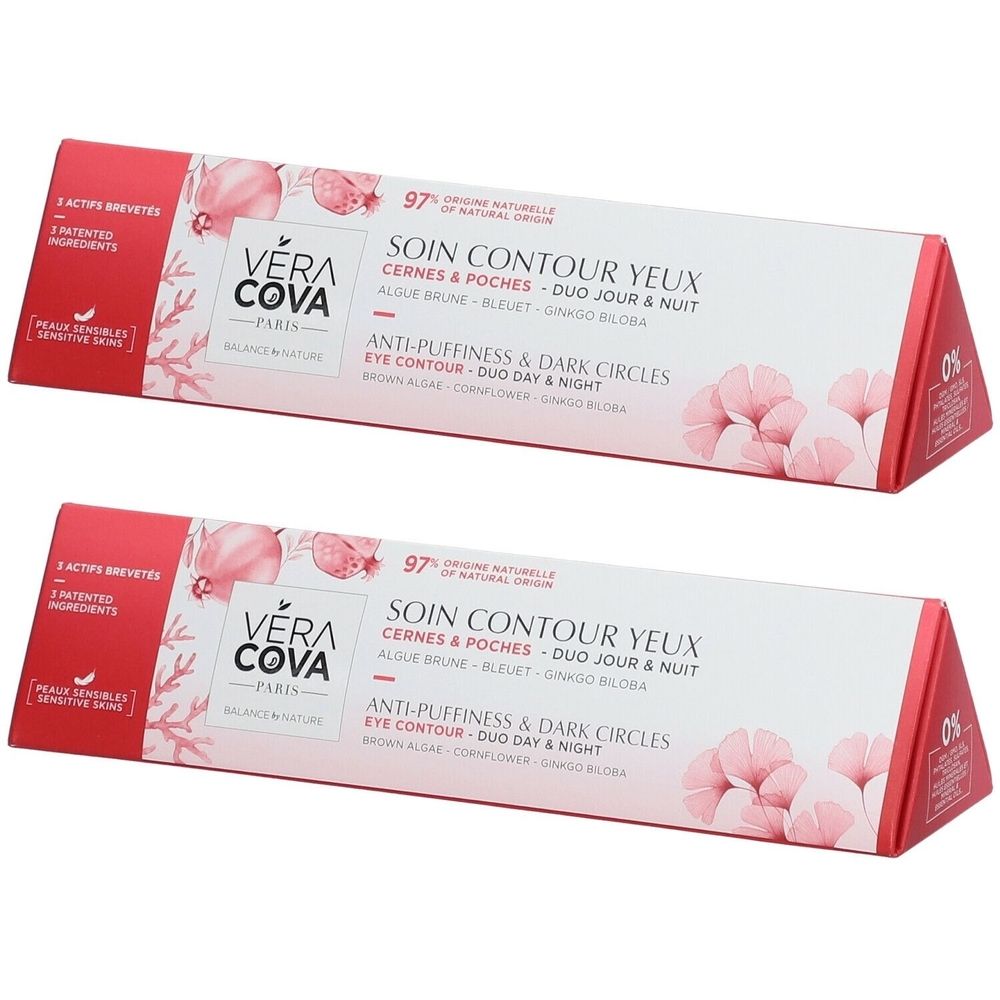 VERACOVA Soin Contour Yeux Anti-cernes et Anti-poches Jour & Nuit