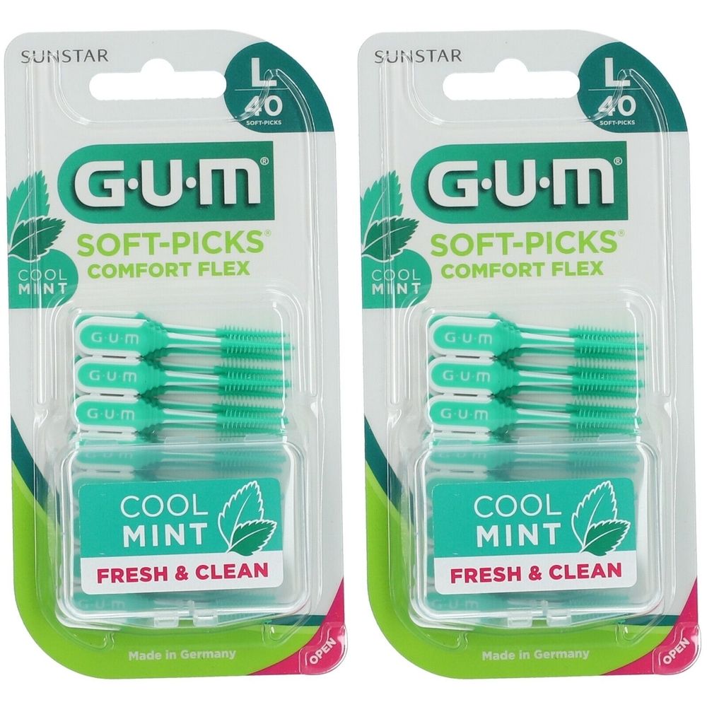 GUM® Soft-Picks® Comfort Flex Large Mint