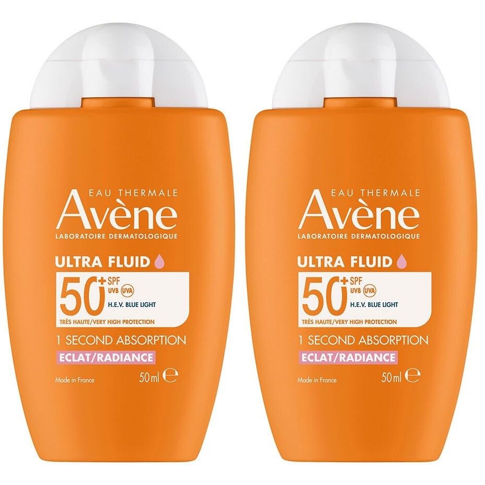 Avène Solaire Ultra Fluid Radiance SPF50+ | Très Haute Protection | Éclat