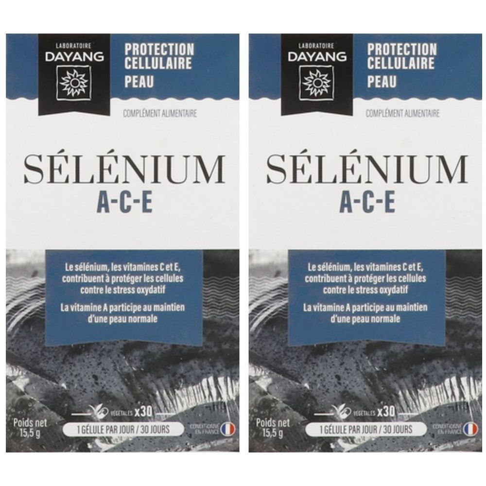 Dayang Sélénium ACE, Gélule, complément alimentaire à base de sélénium et vitamines A C E,