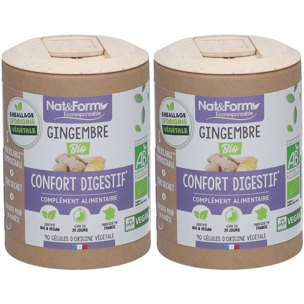 Nat&Form Gingembre Bio en gélules