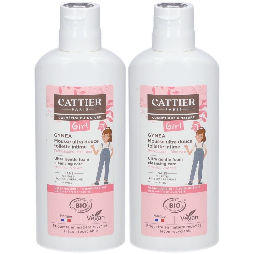CATTIER Gynea Girl Mousse ultra douce toilette intime
