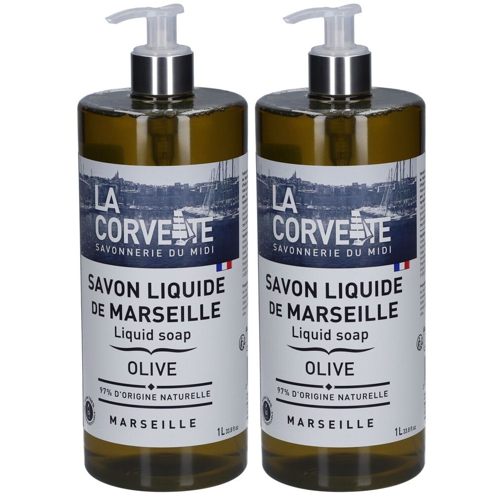 LA CORVETTE Savon liquide de Marseille Olive