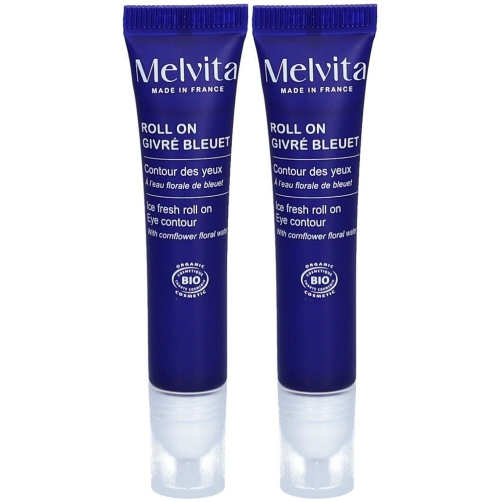 Melvita roll-on givré bleuet