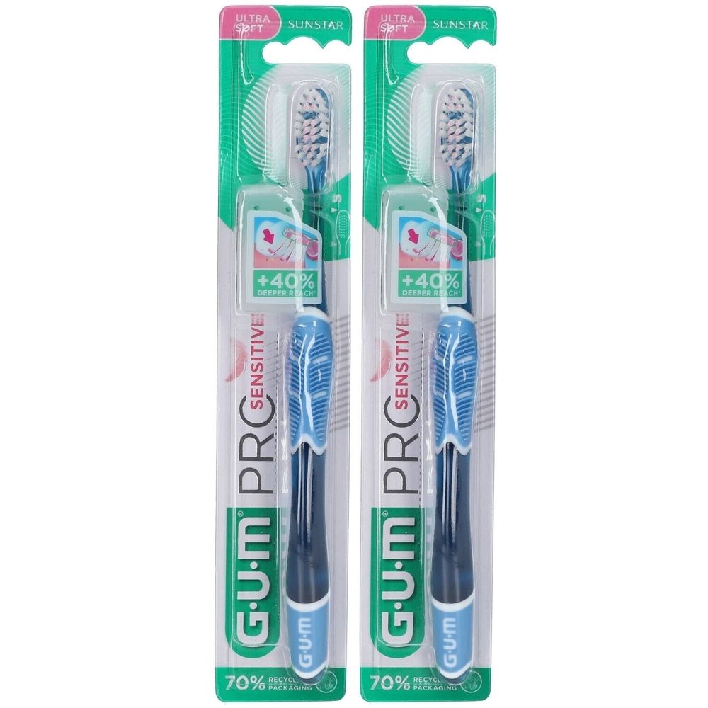 GUM® PRO SENSITIVE Brosse à dents ultra soft 510