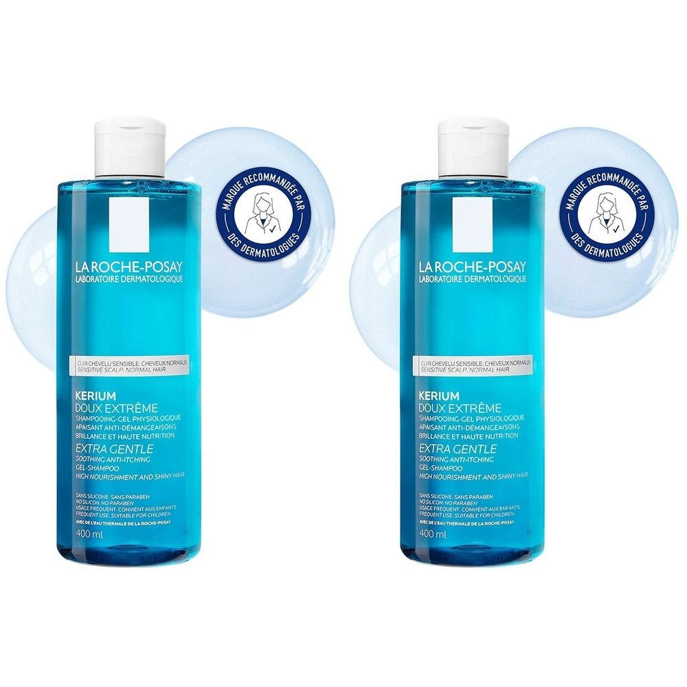 Kerium Doux Extrême Shampoing-Gel 400ml