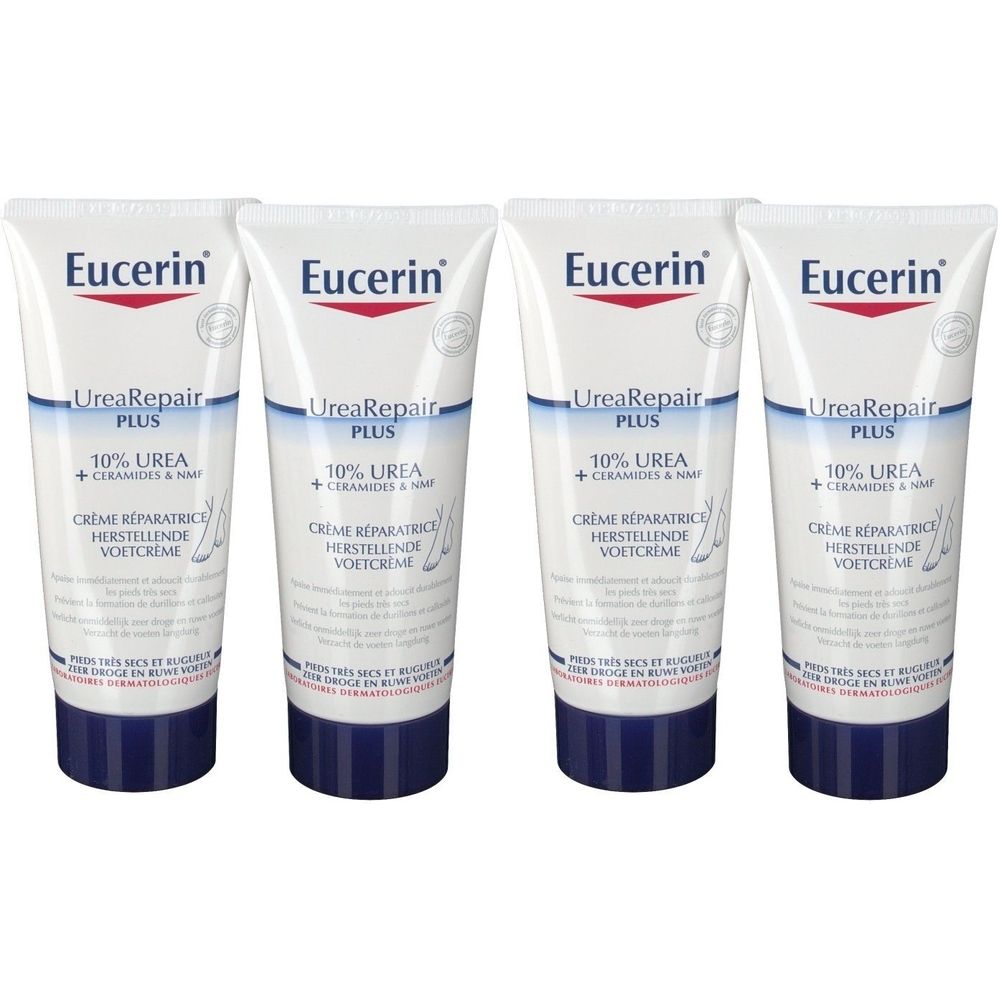 Eucerin® UreaRepair PLUS Crème Pieds 10% d'Urée Peau sèche 2 x 100 ml