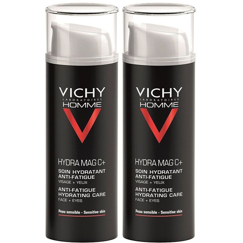 Vichy Homme HydraMag C + Soin hydratant anti-fatigue Visage + Yeux