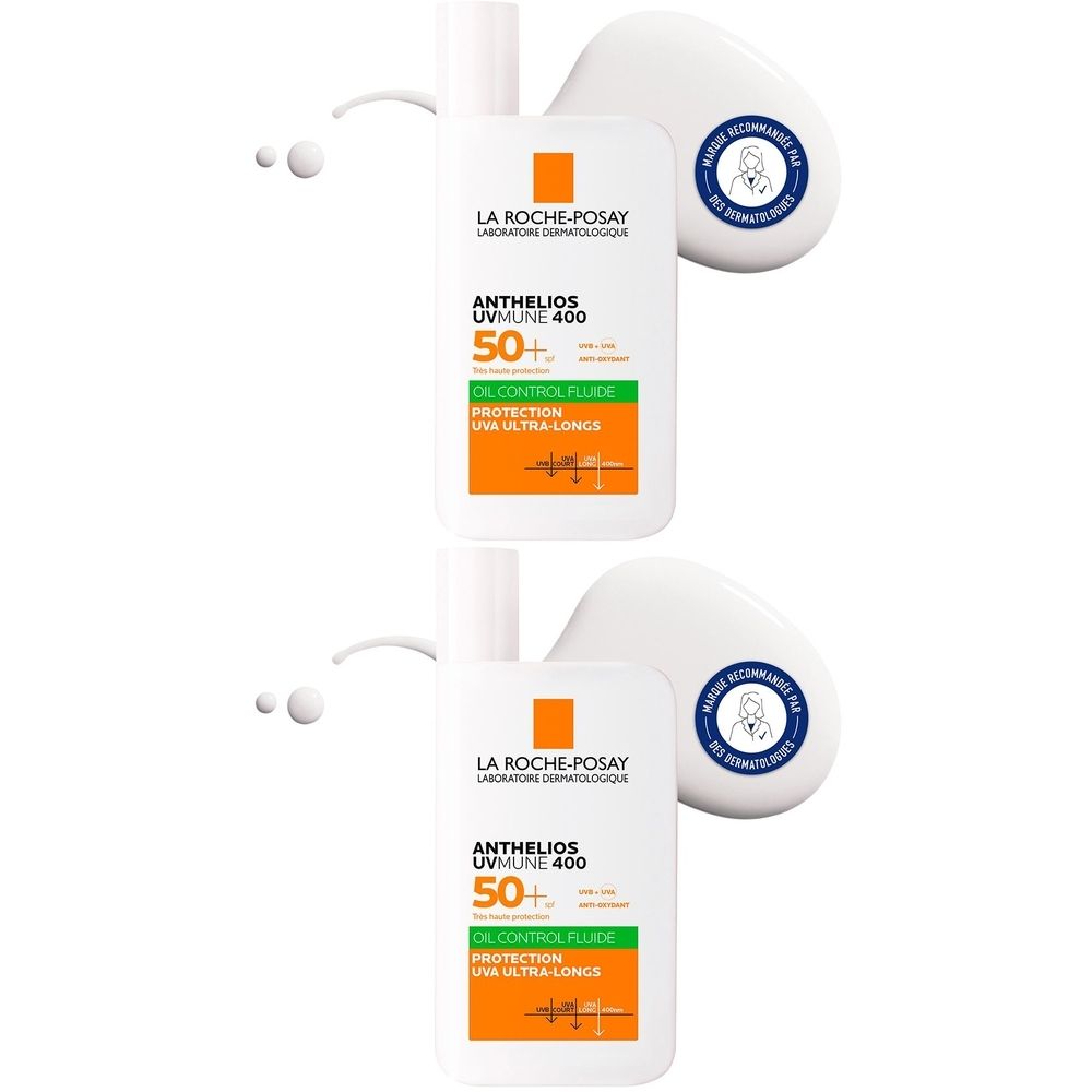 ANTHELIOS FLUIDE OIL CONTROL UVMUNE 400 AVEC PARFUM SPF50+ 50ML