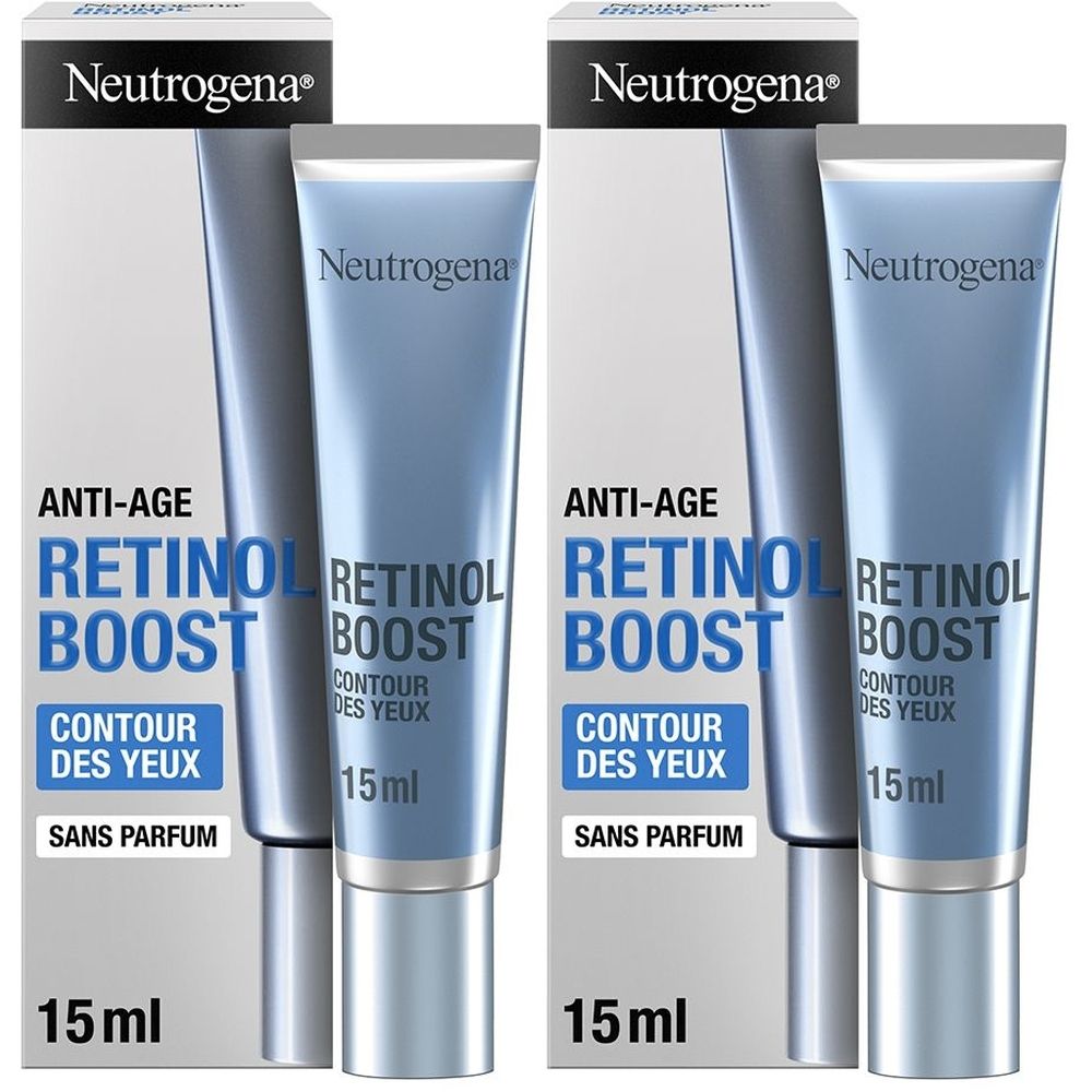 Neutrogena Retinol Boost Crème Contour des Yeux Anti-Âge Anti-Rides 15ml