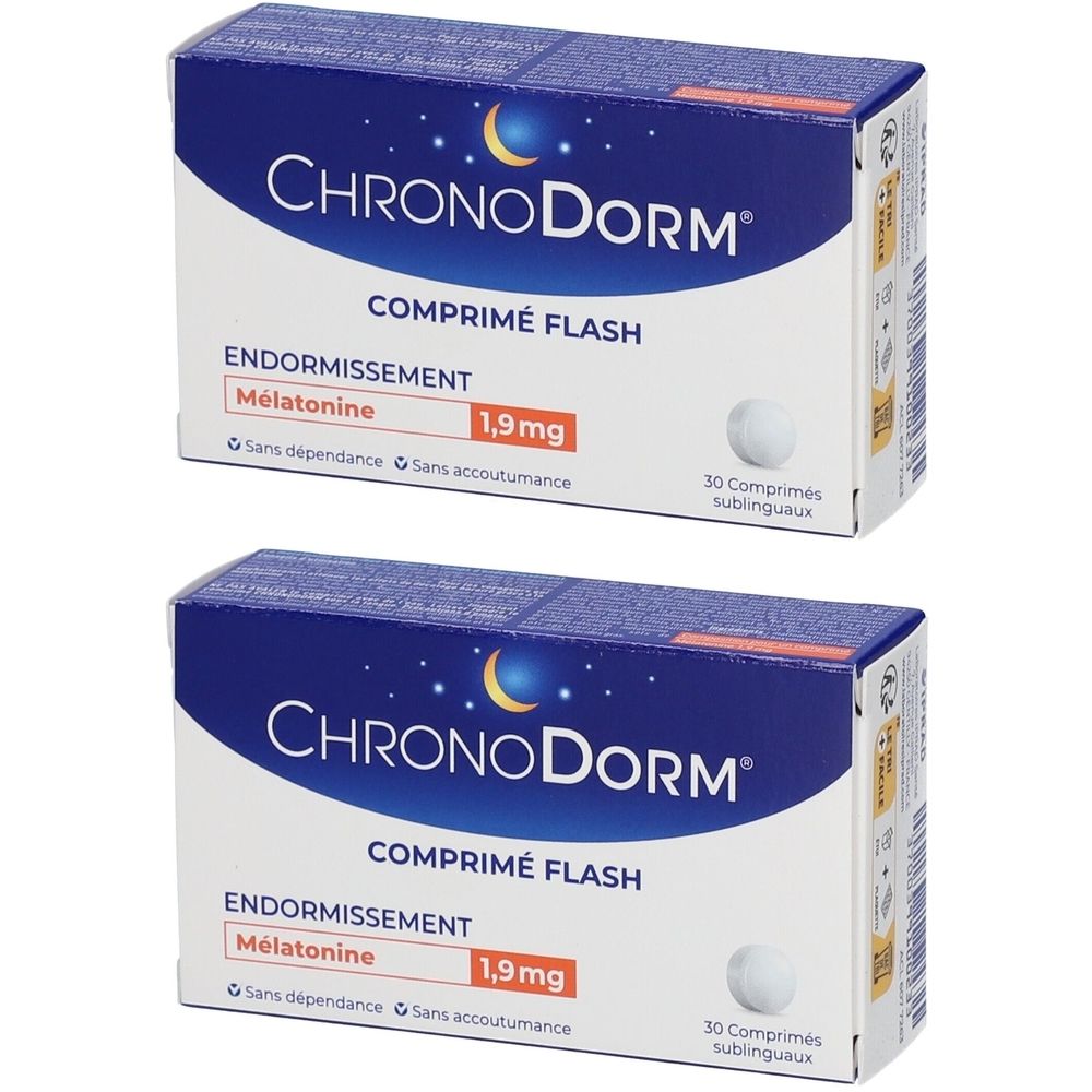 CHRONODORM® Flash tablet Mélatonine 1,9 mg