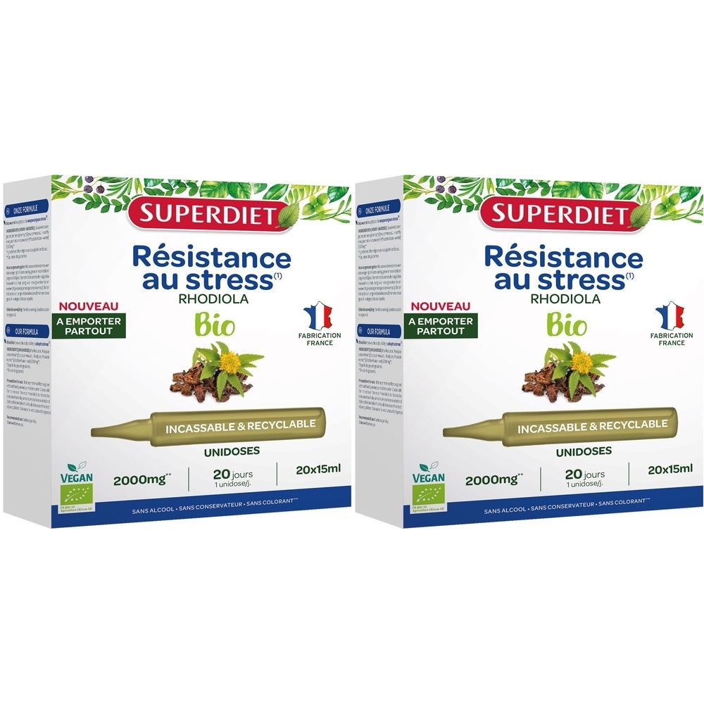 SUPERDIET Rhodiola BIO Unidoses