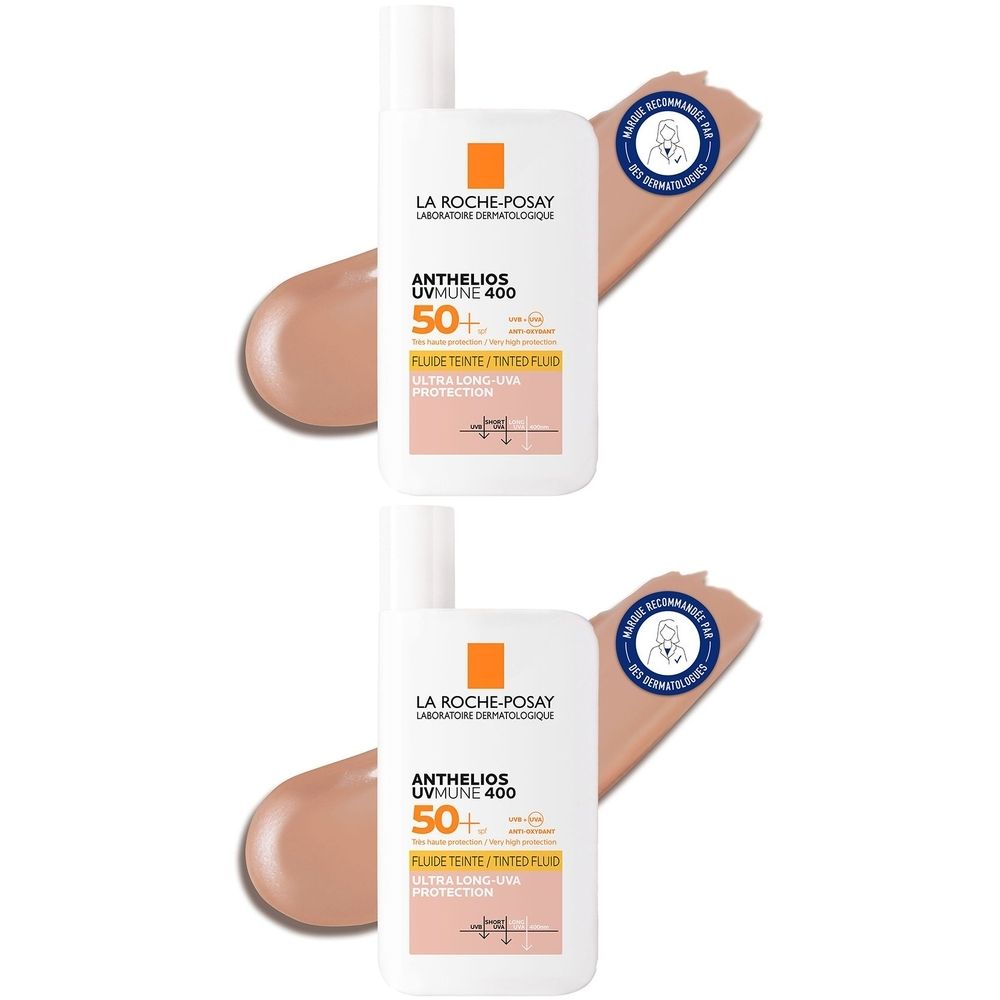 ANTHELIOS FLUIDE  UVMUNE 400 AVEC PARFUM ET TEINTE SPF50+ 50ML
