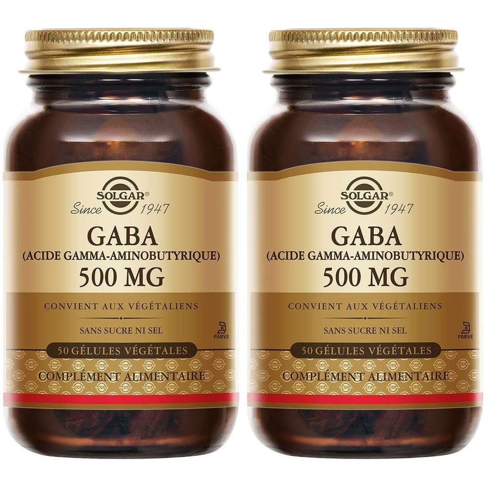 SOLGAR GABA 500 mg - Système nerveux
