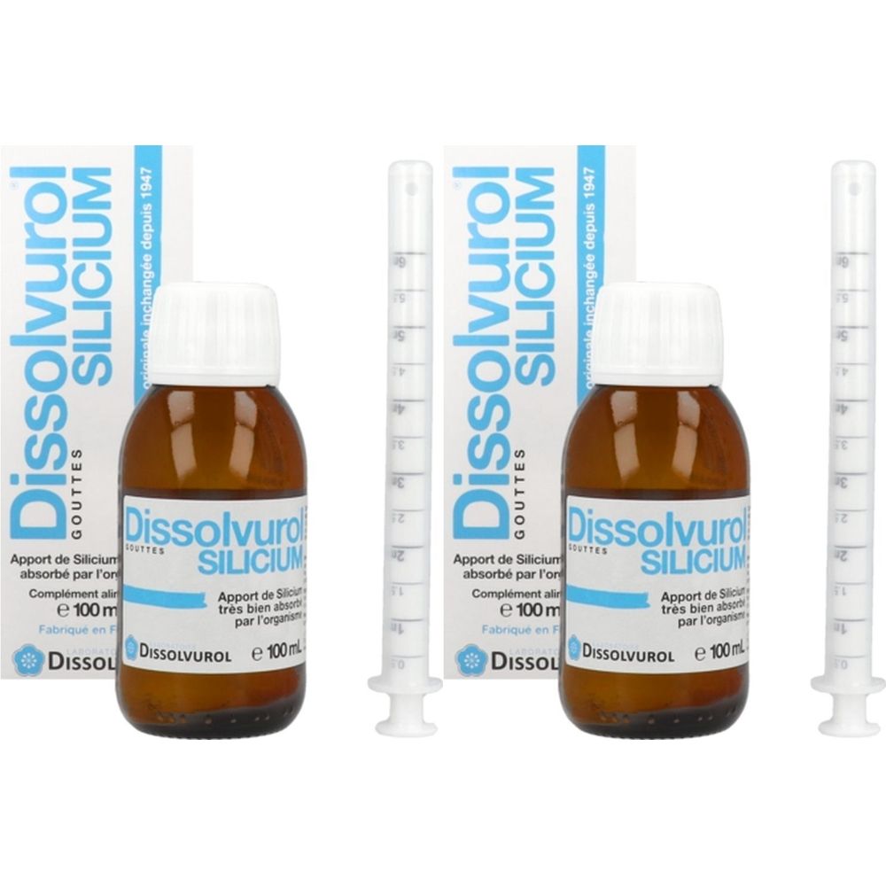 Dissolvurol Silicium complément liquide hautement assimilable