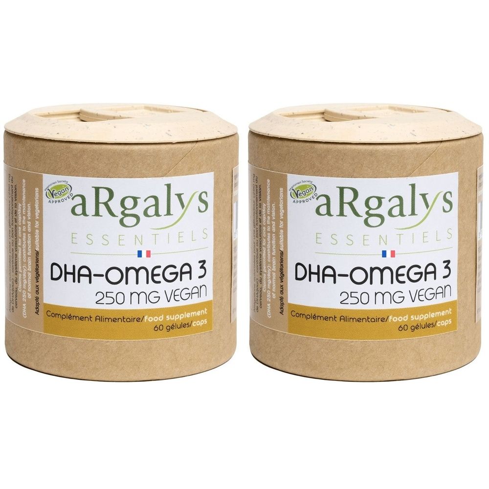 Argalys DHA 250 mg Omega 3 Vegan
