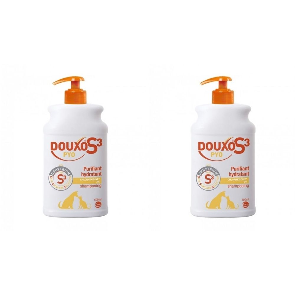 Douxo® Pyo S3 Chlorhexidine 3% Shampooing antiseptique pour chiens et chats