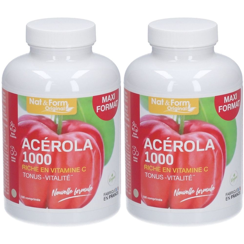 Nat&Form ACÉROLA 1000 NON BIO