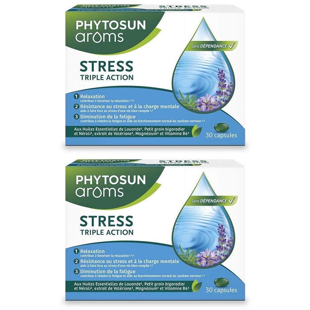 Phytosun Arôms Stress Triple Action 30 Capsules