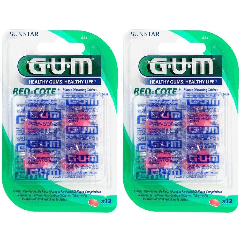 Gum® Red cote révélateur de plaque