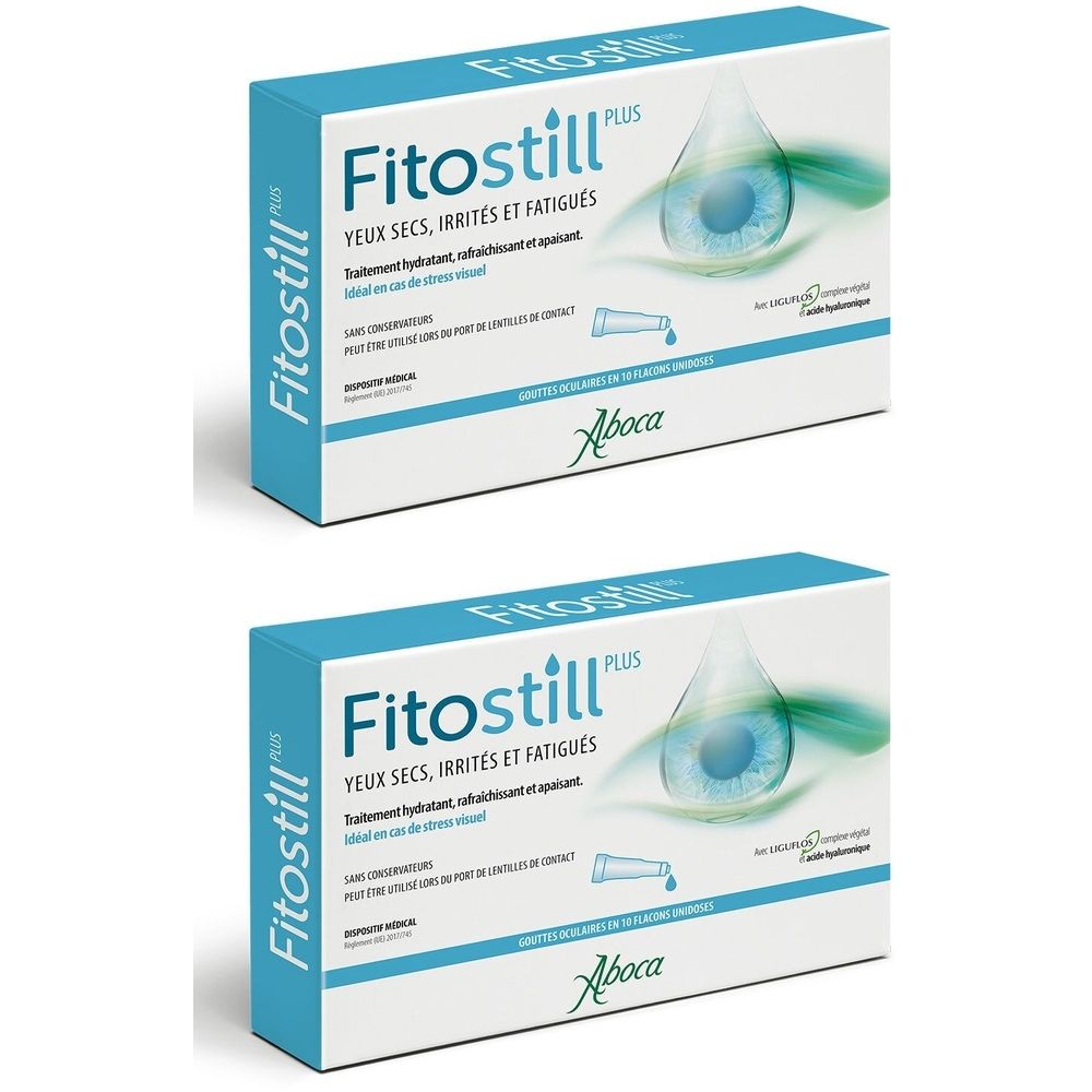 FITOSTILL PLUS GOUTTES OCULAIRES - 10 flacons unidoses rebouchables