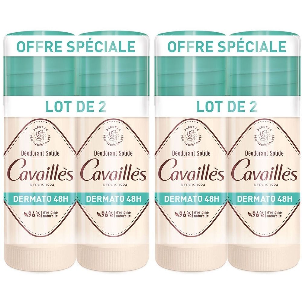 Rogé Cavaillès Déodorant Dermato 48h Stick Lot de 2