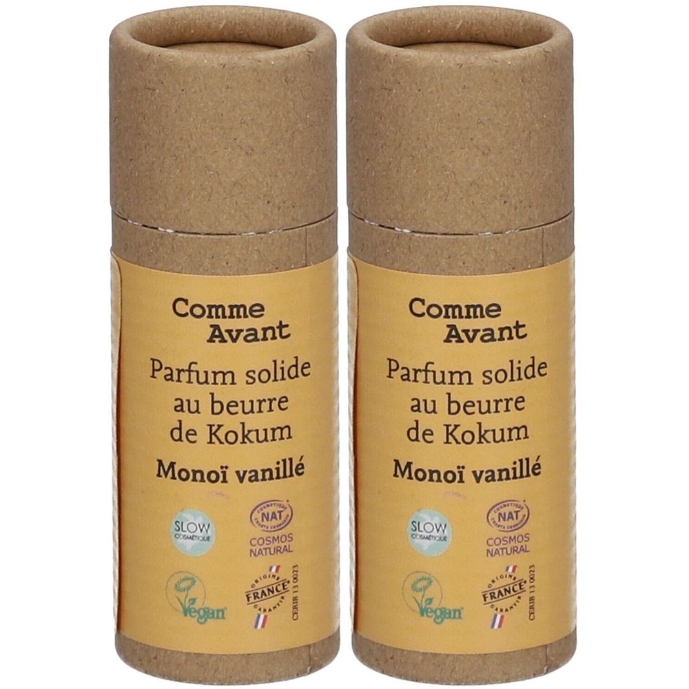 Comme Avant Parfum Naturel solide Monoï vanillé