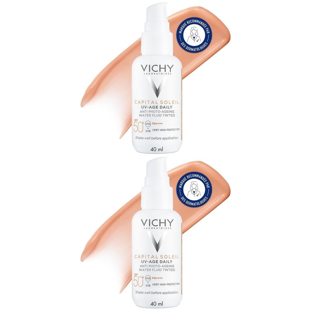Capital Soleil UV-AGE DAILY TEINTE SPF50+ Flacon 40ml