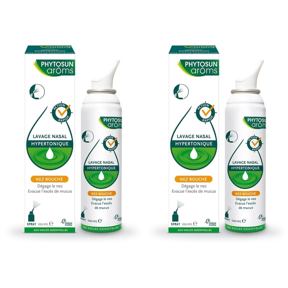 Phytosun Arôms Laval Nasal Hypertonique Nez Bouché 100ml