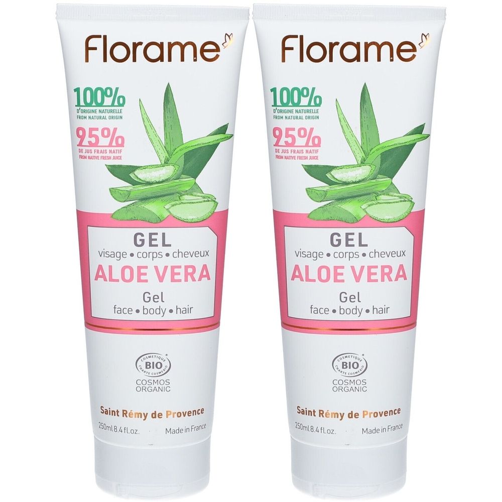 Florame Gel d'Aloe Vera Bio Visage, Corps & Cheveux