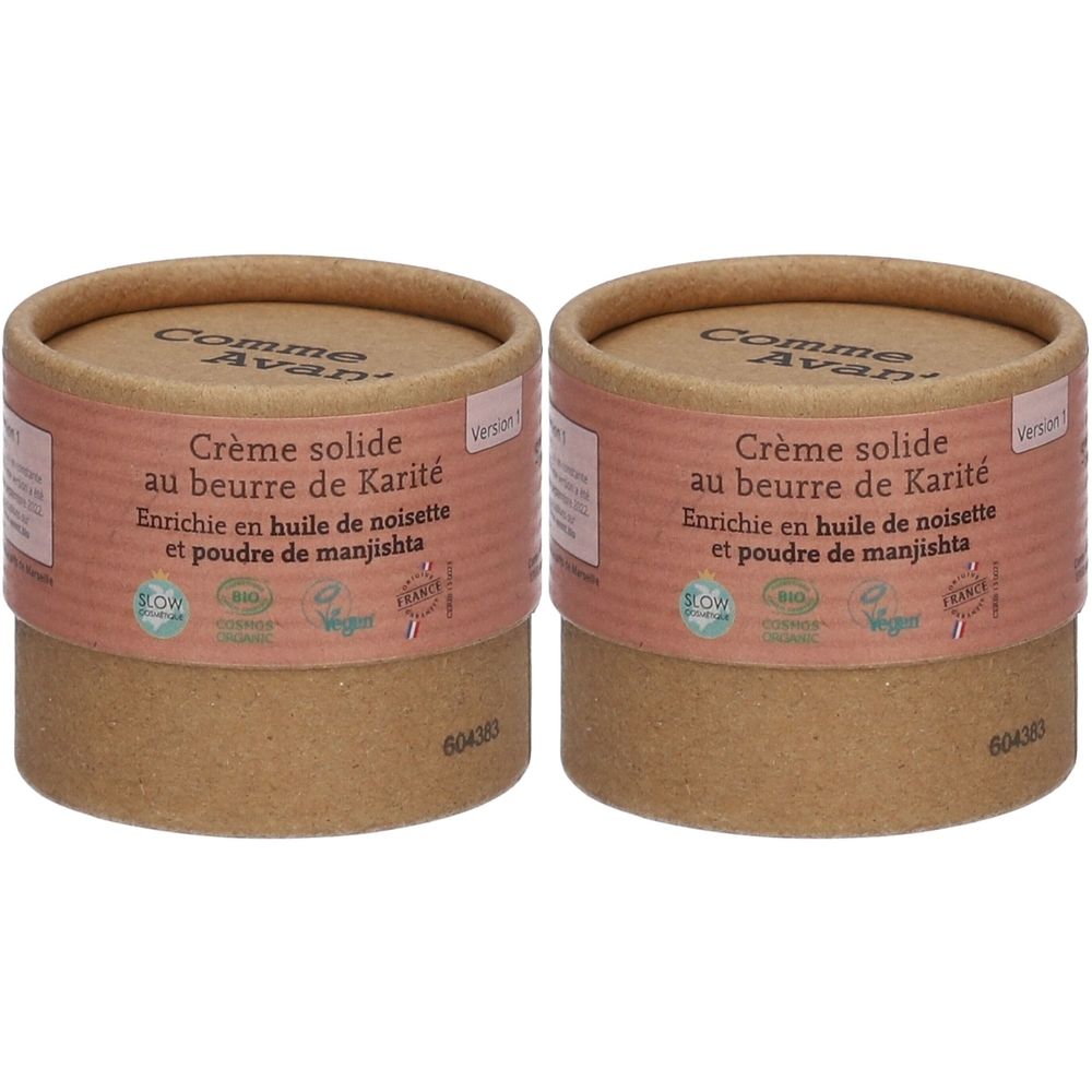Comme Avant Crème solide enrichie en huile de noisette
