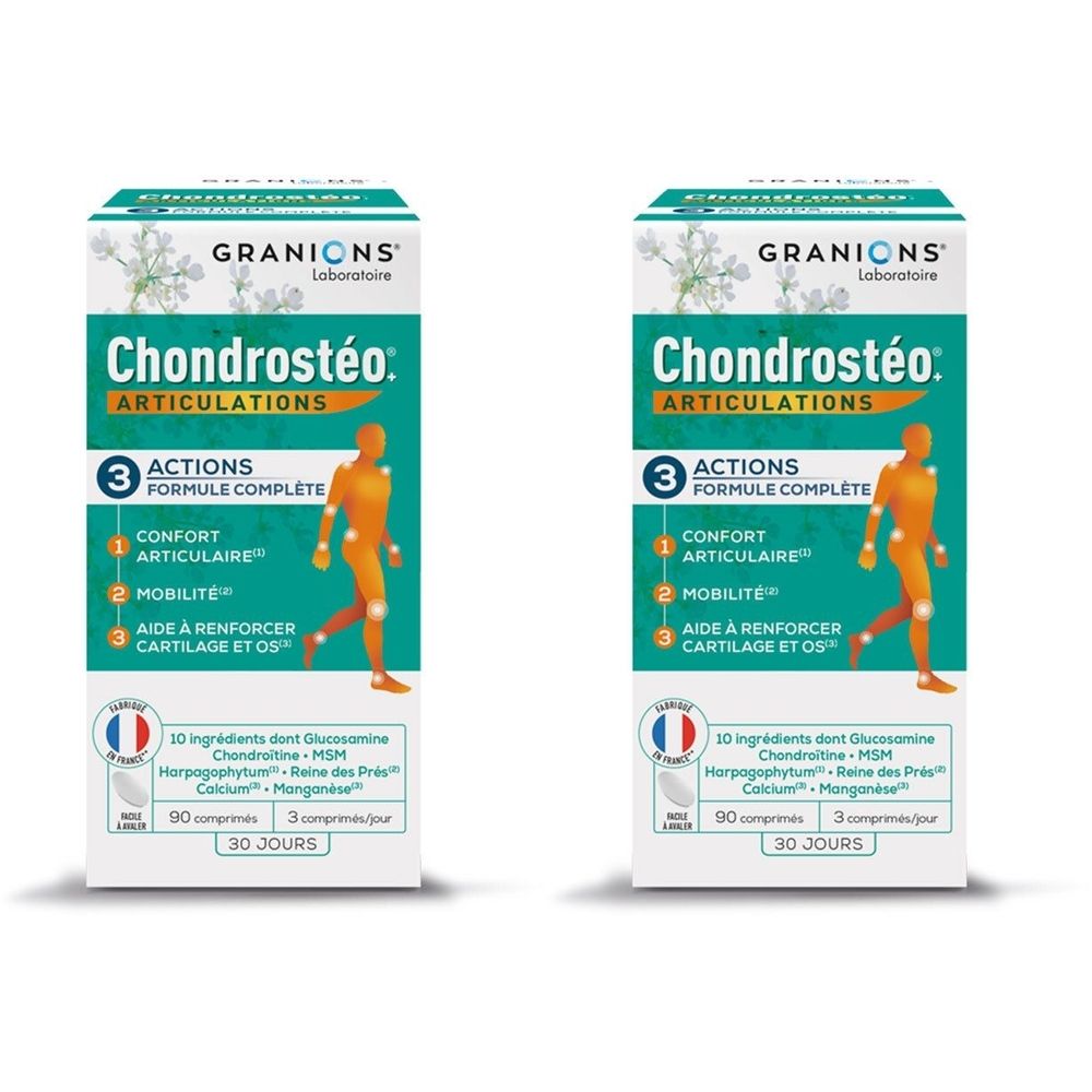 Laboratoire des Granions® Chondrostéo®+ Articulations