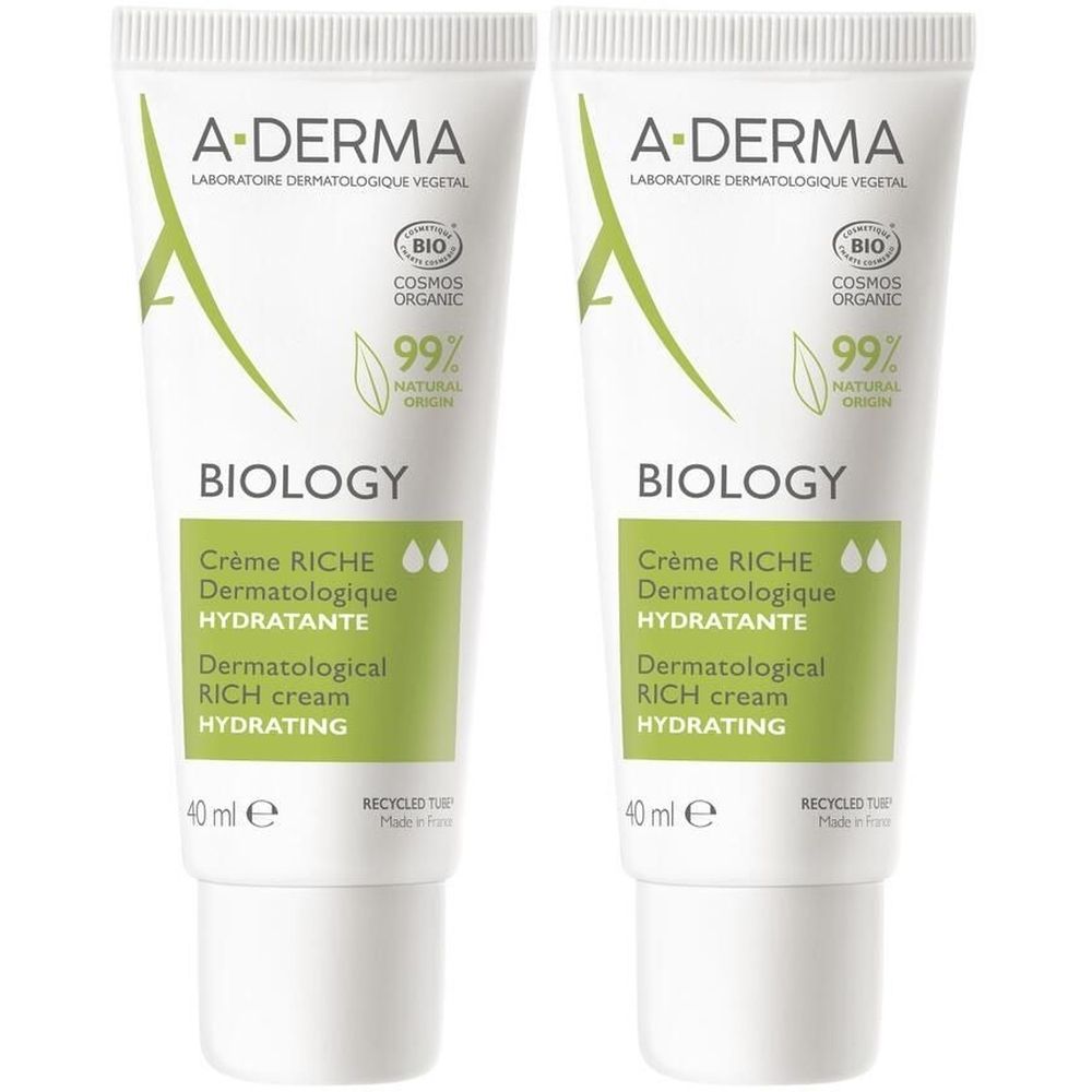 A-DERMA BIOLOGY Crème riche dermatologique hydratante
