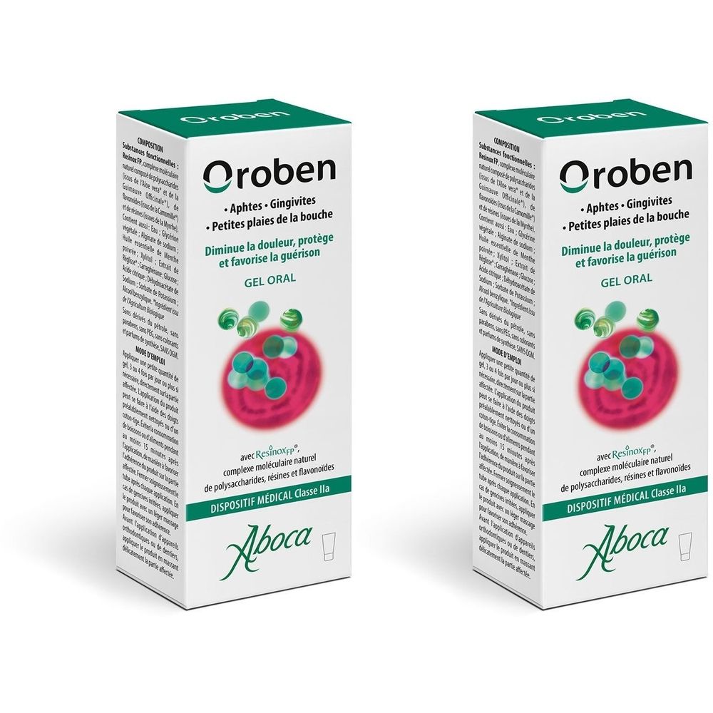 OROBEN GEL ORAL - Aphtes, Gingivites et Petites lésions - fl 15 ml