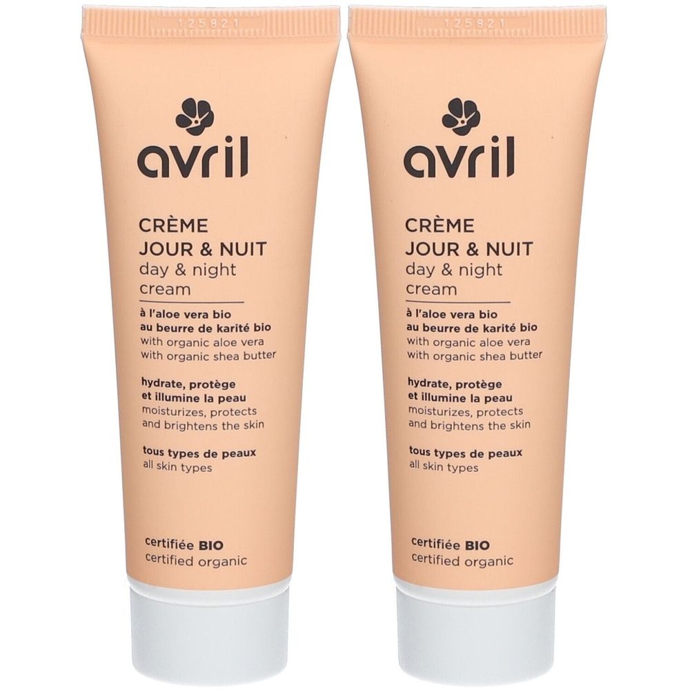 Avril Crème Jour & Nuit Certifiée BIO