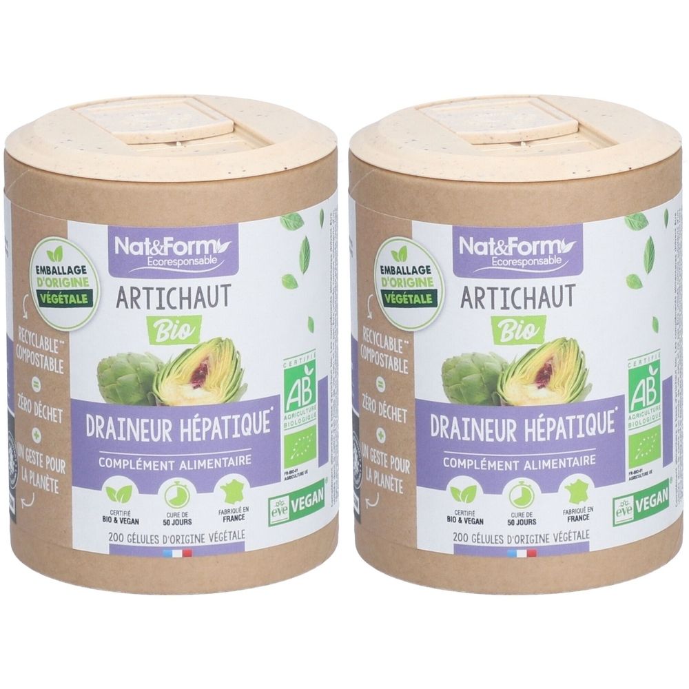 Nat&Form Artichaut Bio en gélules