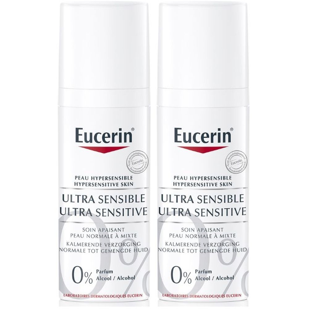 Eucerin® UltraSENSIBLE Peau Hypersensible UltraSENSIBLE Soin Apaisant Peau Normale à Mixte