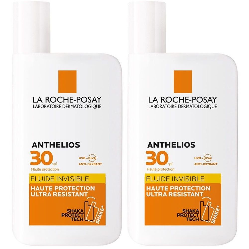 Anthelios Crème Solaire en Fluide Invisible Visage SPF30 Avec Parfum 50ml