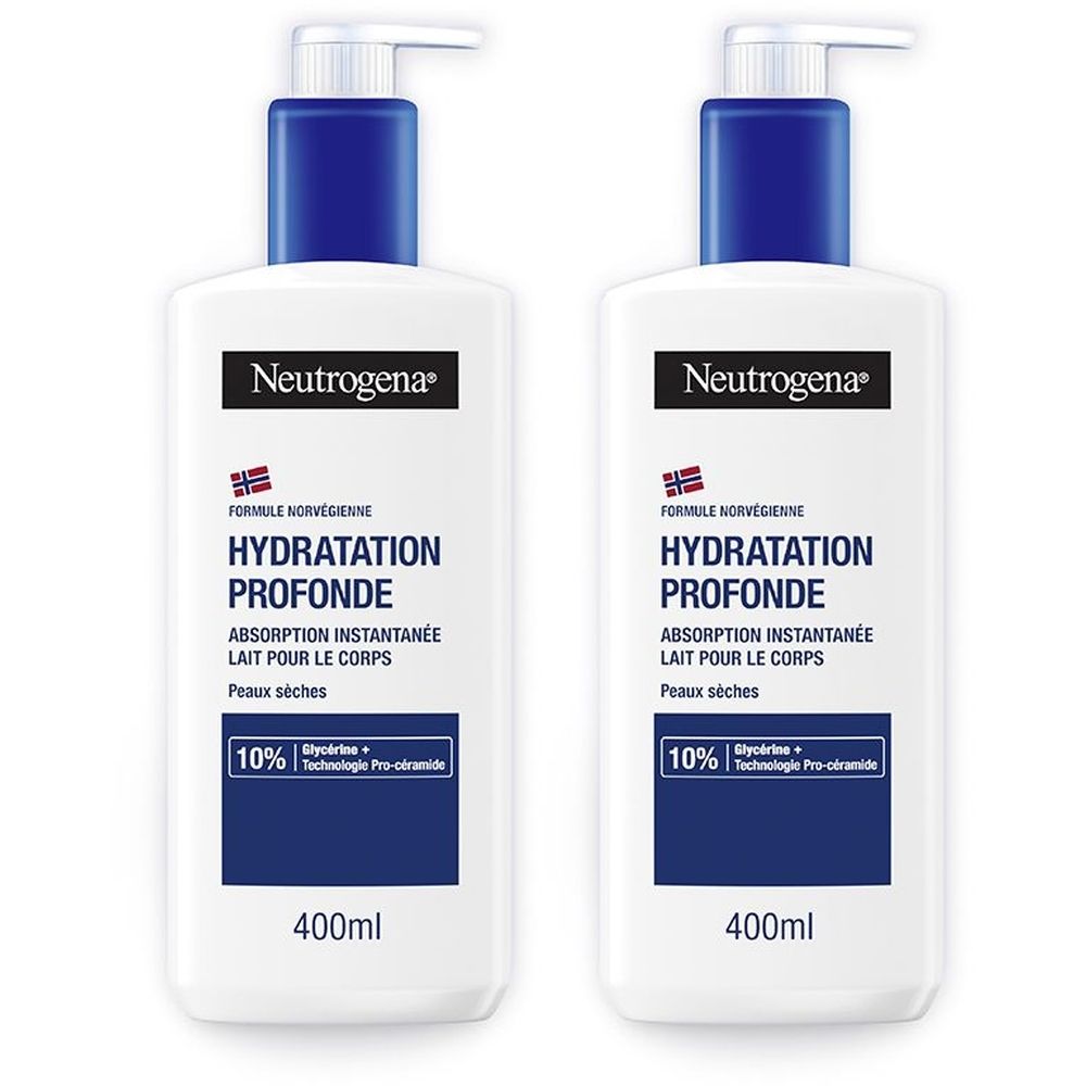 Neutrogena® Lait à absorption instantanée Hydratation Profonde