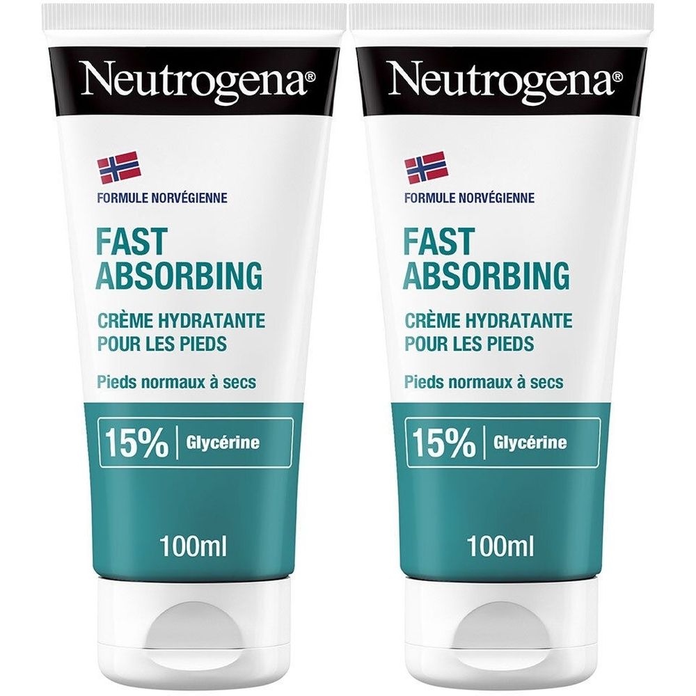 Neutrogena Absorption Rapide Crème Hydratante Pieds Secs 100ml