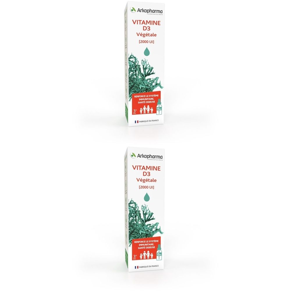 Arkopharma Vitamine D3 végétale liquide