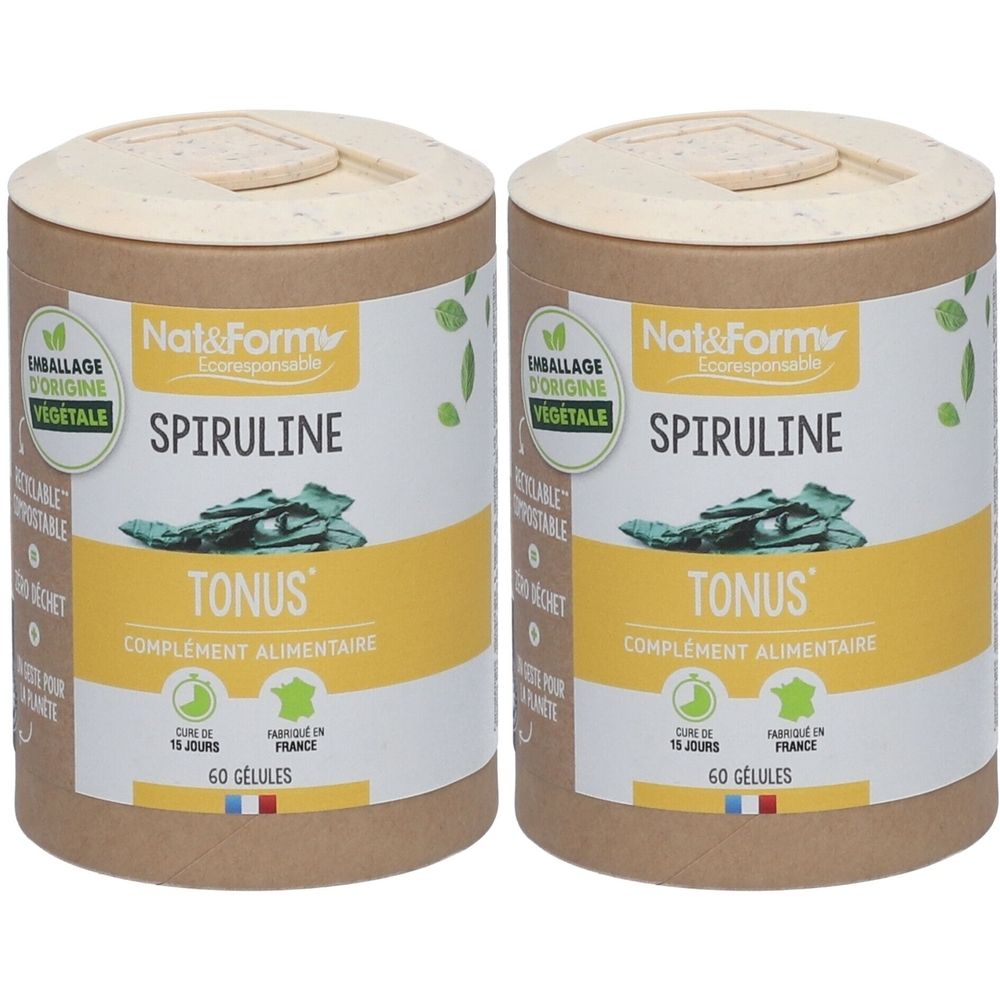 Nat&Form Spiruline Bio en comprimés