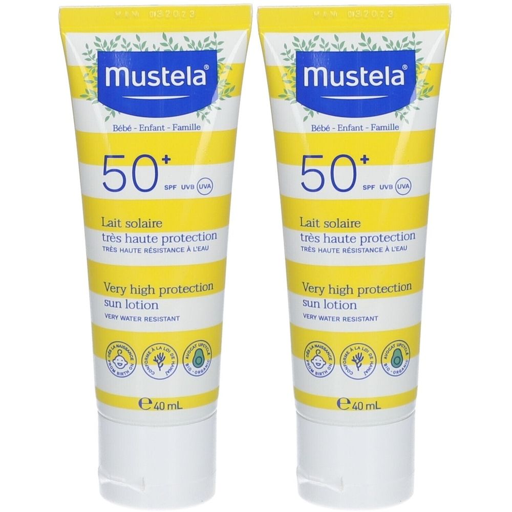 mustela® Lait Solaire Très Haute Protection SPF 50+