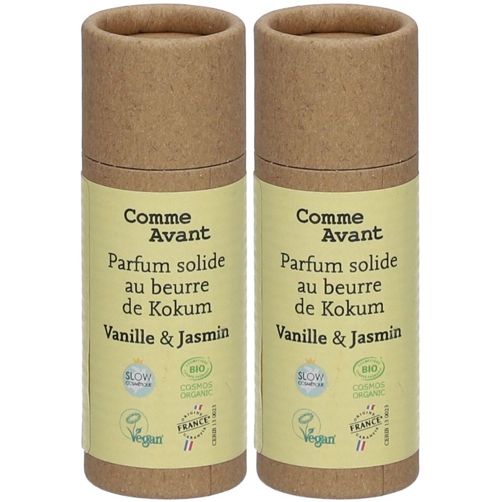 Comme Avant Parfum Naturel solide Vanille et Jasmin
