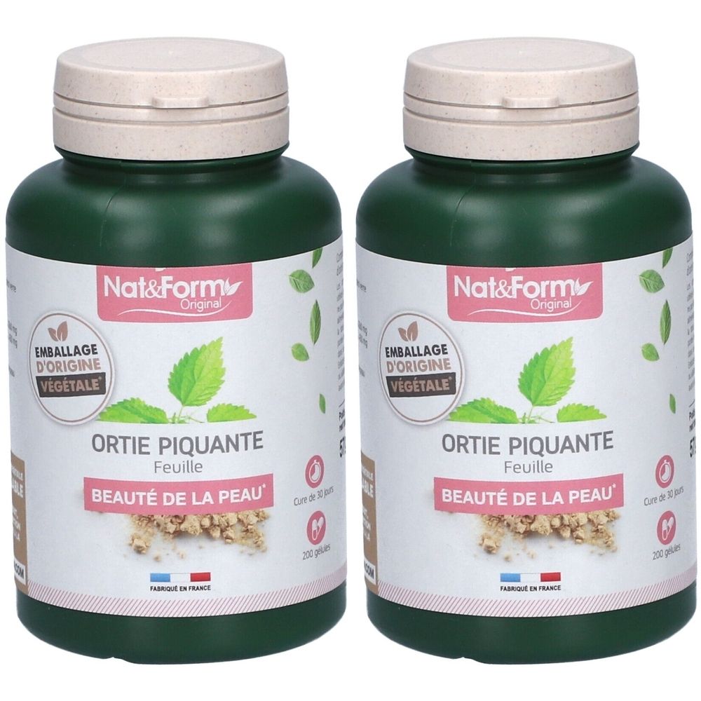Nat&Form Ortie piquante (Feuille) Bio en gélules