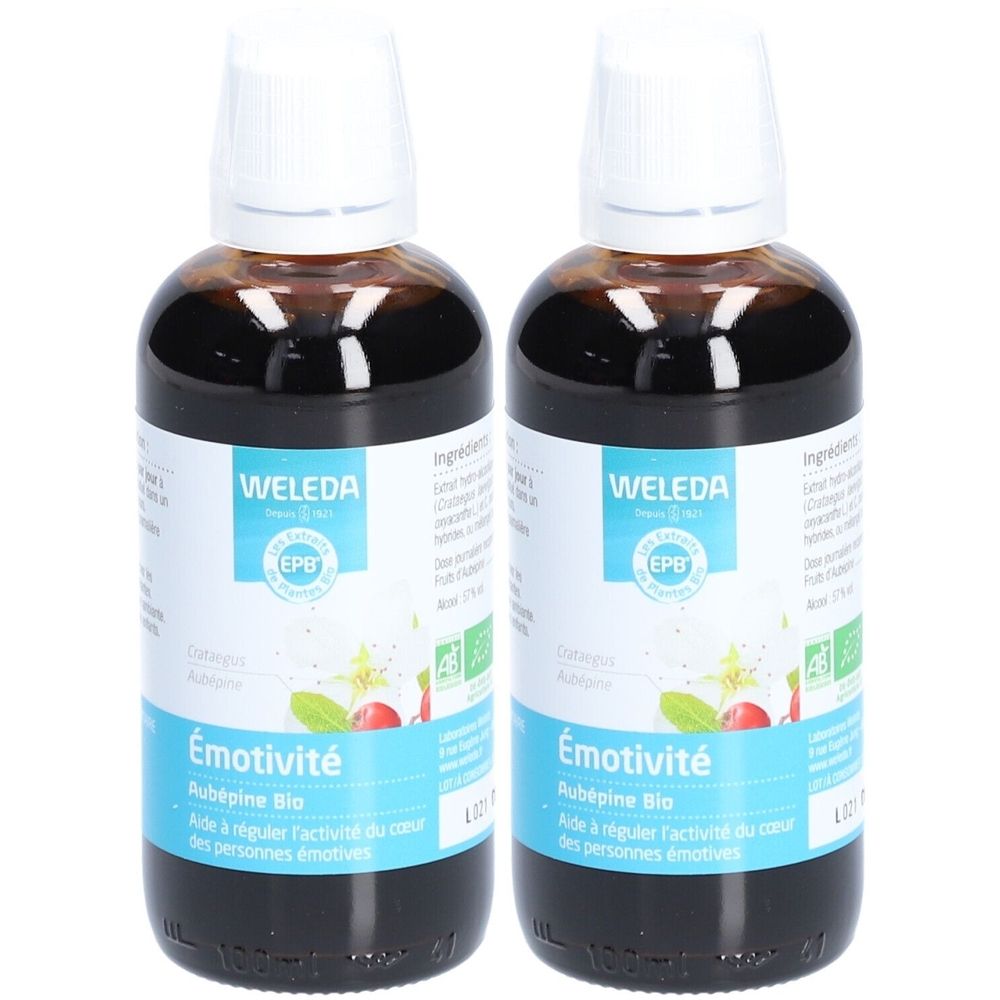Weleda Extrait de Plante Bio Émotivité Aubépine