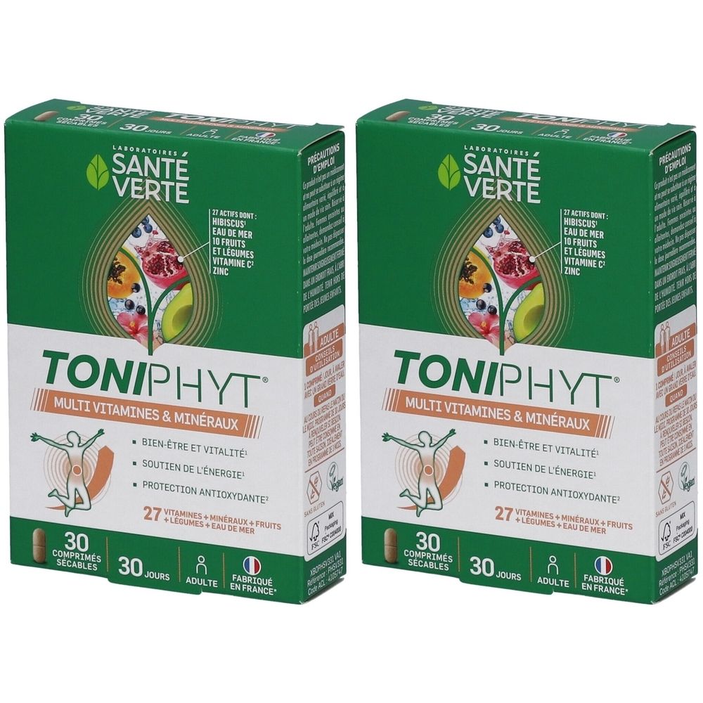 Santé Verte - Toniphyt Multi Vitamines & Minéraux