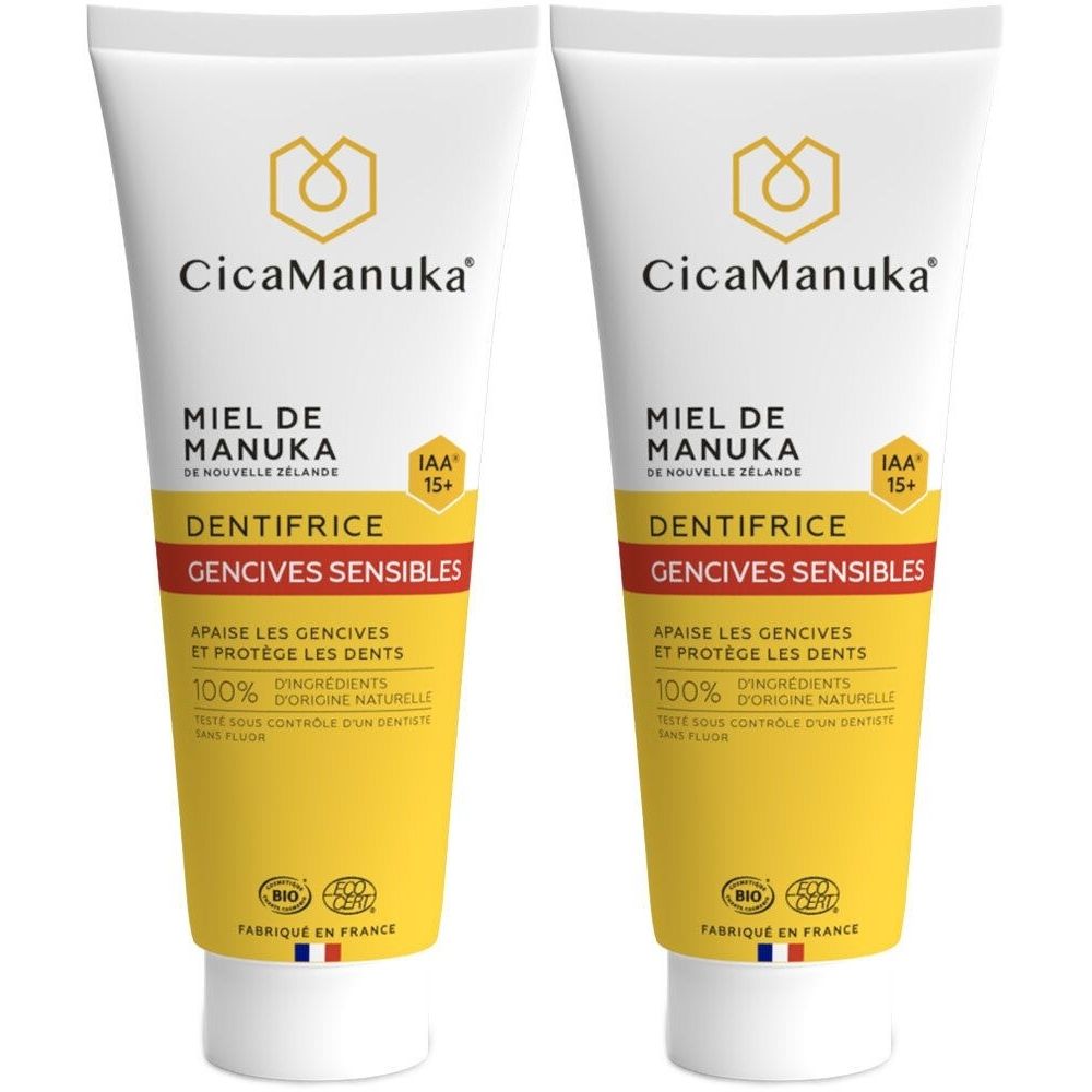 CicaManuka® Dentifrice gencives sensibles au miel de Manuka IAA15+