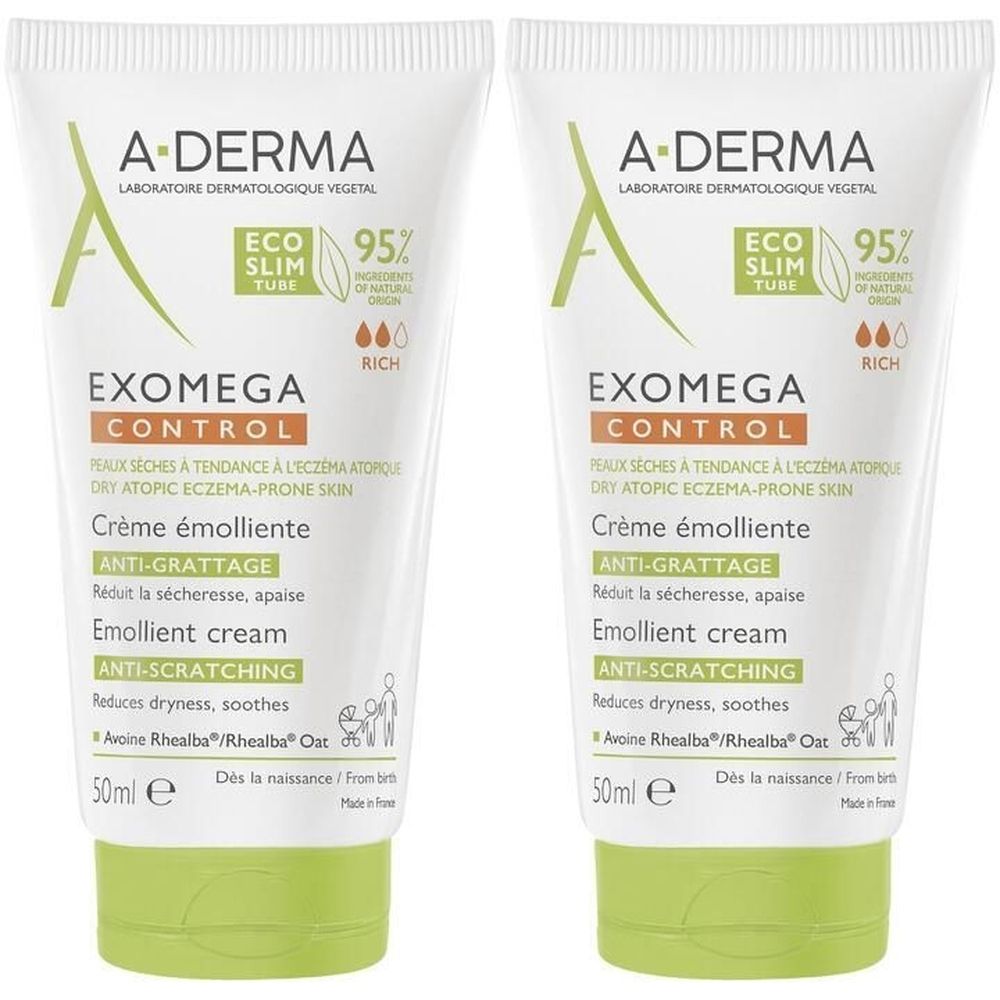 A-DERMA EXOMEGA CONTROL Crème émolliente anti-grattage